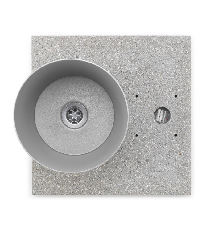 BASE IN GRANIGLIA CON VASCHETTA ALLUMINIO - BELFER 42/BSE/4.14