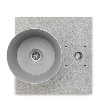 BASE IN GRANIGLIA CON VASCHETTA ALLUMINIO - BELFER 42/BSE/4.14