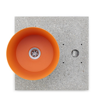 GRANIGLIA BASE WITH ORANGE TRAY - BELFER 42/BSE/4.15