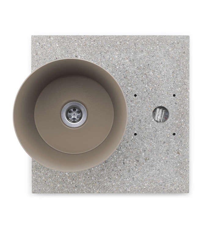 BASE IN GRANIGLIA CON VASCHETTA TORTORA - BELFER 42/BSE/4.16