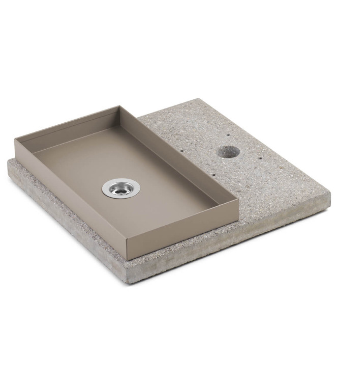 GRANULATED BASE WITH TORTORA TRAY - BELFER 42/BSE/6.16