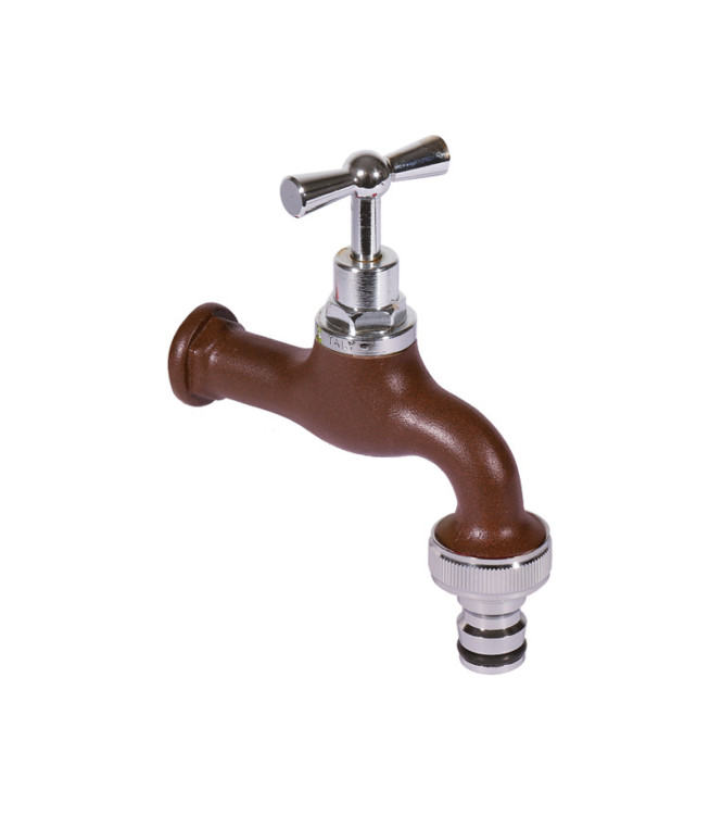 RUST-COLORED CHROME TAP - BELFER RUB/026.2