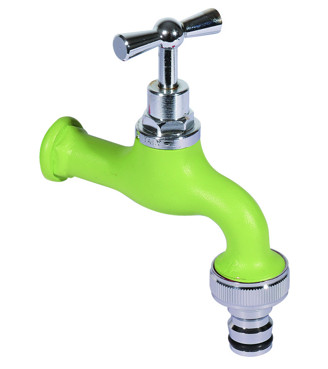 RUBINETTO CROMATO COLORE VERDE ACIDO - BELFER RUB/026.8