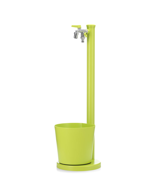 FOUNTAIN WITH ACID GREEN BASIN - BELFER 42/SRV.8