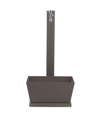 FOUNTAIN WITH RECTANGULAR BASIN, TORTORA - BELFER 42/QVR.16