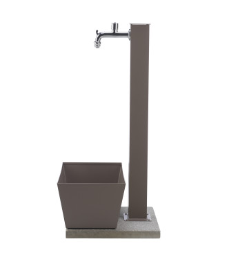 FONTANA CON VASCHETTA RETTANGOLARE TORTORA - BELFER 42/QVR.16