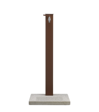FONTANA WITH RUST-COLORED CONCRETE BASE - BELFER 42/QBM.2