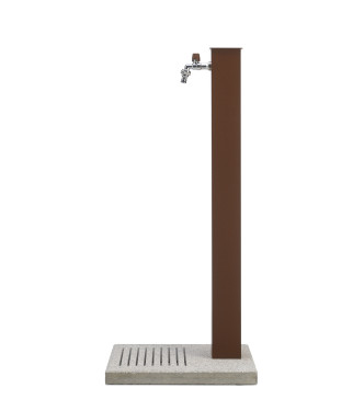 FONTANA CON BASE CEMENTO RUGGINE - BELFER 42/QBM.2