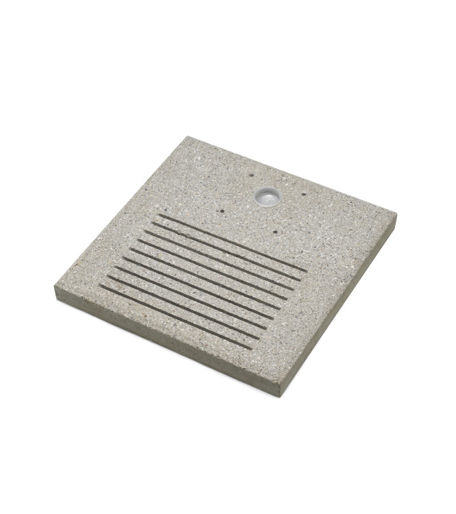 BASE IN CEMENTO CON FLESSIBILE PER DRENAGGIO - BELFER 42/BSE/7