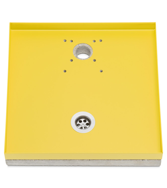 BASE UNIVERSALE PORTACIOTTOLO GIALLO - BELFER 42/BSE/10.9