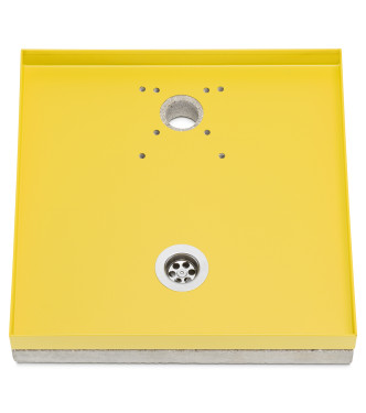 UNIVERSAL YELLOW BOTTLE HOLDER BASE - BELFER 42/BSE/10.9