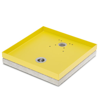 BASE UNIVERSALE PORTACIOTTOLO GIALLO - BELFER 42/BSE/10.9