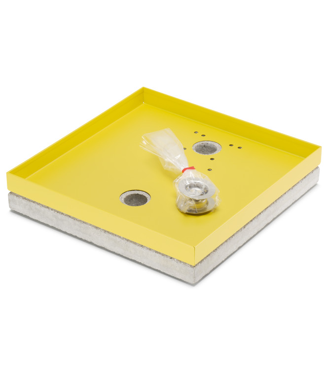 BASE UNIVERSALE PORTACIOTTOLO GIALLO - BELFER 42/BSE/10.9