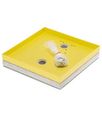 BASE UNIVERSALE PORTACIOTTOLO GIALLO - BELFER 42/BSE/10.9