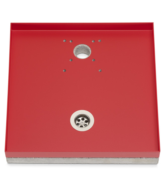 UNIVERSAL RED BOTTLE HOLDER BASE - BELFER 42/BSE/10.11