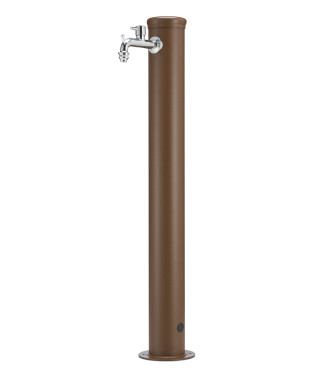 TALL FOUNTAIN WITH 1 RUST-COLORED TAP - BELFER 42/ARX.2