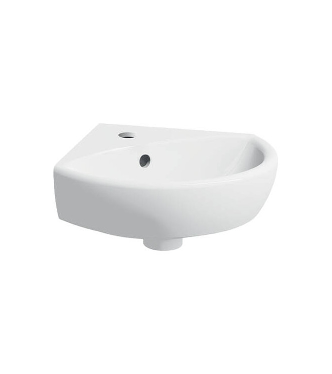 GEBERIT SELNOVA CORNER HAND WASH BASIN 41X41 WHITE - 500.326.01.1