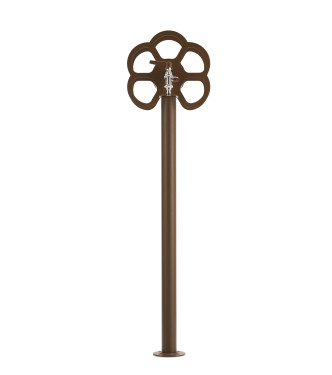 FONTANA WITH RUST FLOWER HOSE HOLDER - BELFER 42/SRF.2
