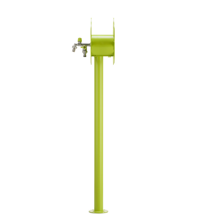 FONTANA WITH ACID GREEN FLOWER HOSE HOLDER - BELFER 42/SRF.8
