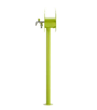 FONTANA WITH ACID GREEN FLOWER HOSE HOLDER - BELFER 42/SRF.8