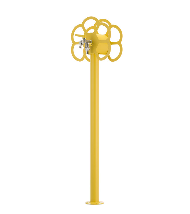 FONTANA WITH YELLOW FLOWER HOSE HOLDER - BELFER 42/SRF.9