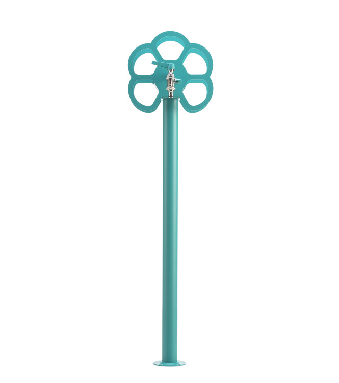 FONTANA WITH TURQUOISE FLOWER HOSE HOLDER - BELFER 42/SRF.10
