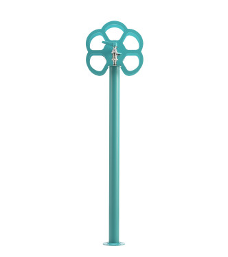 FONTANA WITH TURQUOISE FLOWER HOSE HOLDER - BELFER 42/SRF.10