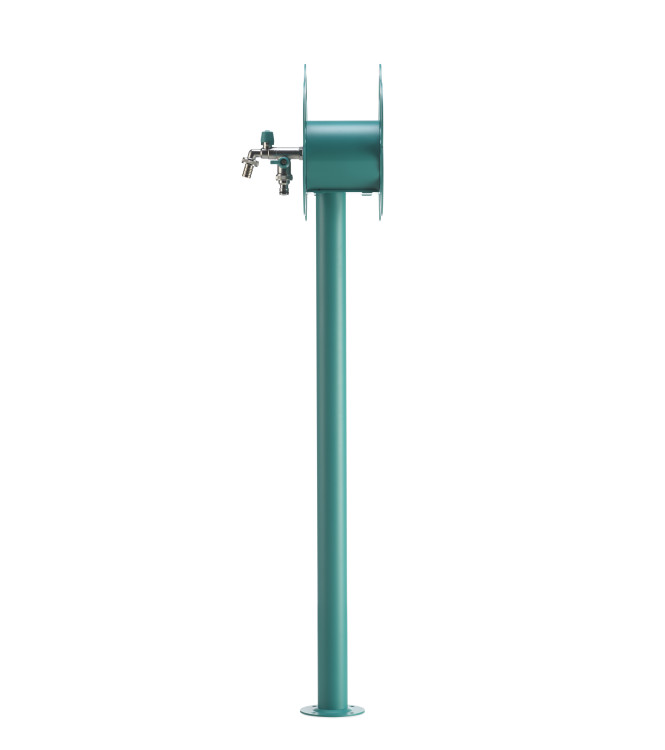 FONTANA WITH TURQUOISE FLOWER HOSE HOLDER - BELFER 42/SRF.10