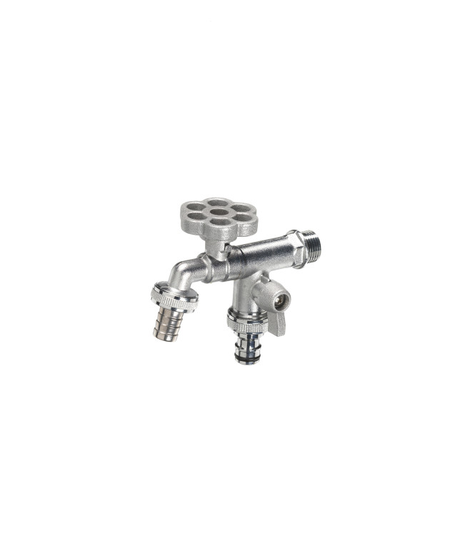 DOUBLE TAP WITH ALUMINUM FLOWER - BELFER RUB/030.14