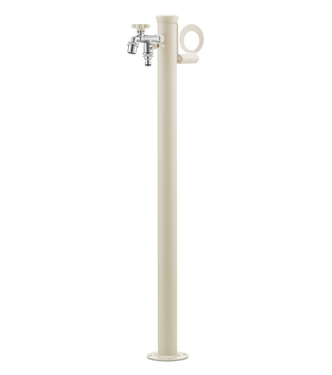WATER FOUNTAIN TAP/DOUBLE + PG IVORY - BELFER 42/SRR.4