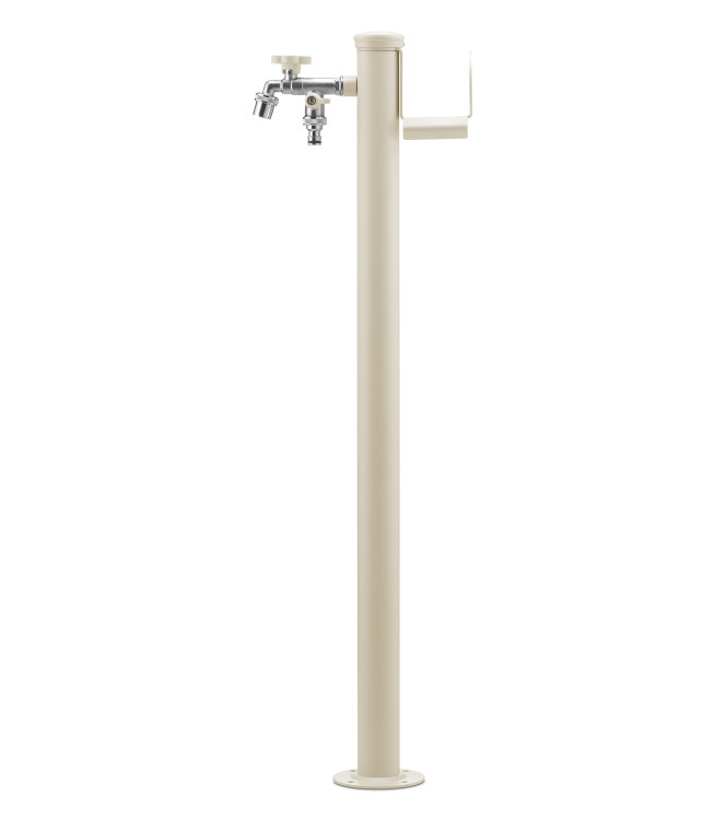 WATER FOUNTAIN TAP/DOUBLE + PG IVORY - BELFER 42/SRR.4