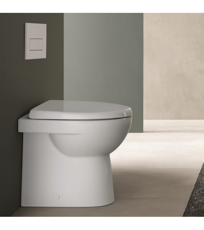 GEBERIT SELNOVA BACK TO WALL FLOOR-MOUNTED TOILET WHITE - 500.844.00.7
