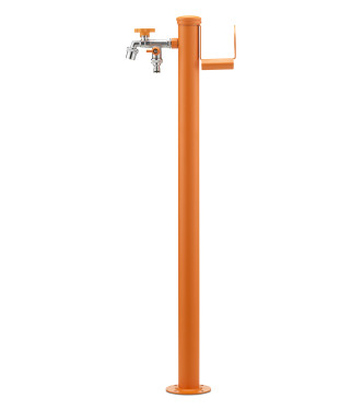 WATER FOUNTAIN TAP/DOUBLE + ORANGE PG - BELFER 42/SRR.15