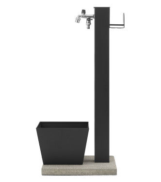 FONTANA R/DOPPIO + PGQ + VASCHETTA + BASE ANTRACITE - BELFER 42/QRRV.5