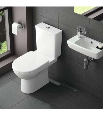 GEBERIT SELNOVA FLOOR-MOUNTED TOILET WITH FLOOR DRAIN WHITE - 500.151.01.7