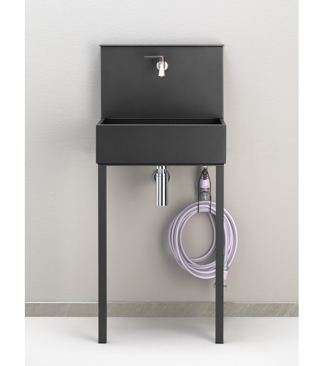 ANTHRACITE WALL-MOUNTED SINK - BELFER 42/PRL.5