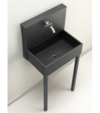 ANTHRACITE WALL-MOUNTED SINK - BELFER 42/PRL.5