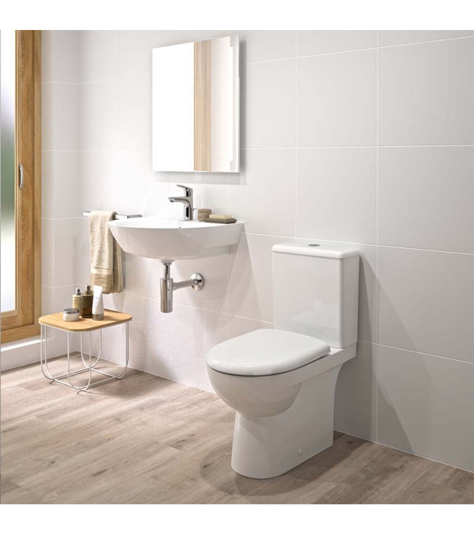 GEBERIT SELNOVA VASO A TERRA PER CASSETTA ESTERNA RIMFREE BIANCO - 500.488.01.7