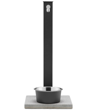 FONTANA PET CON RUBINETTO PULSANTE TEMPORIZZATO ANTRACITE - BELFER 42/REX-P.5