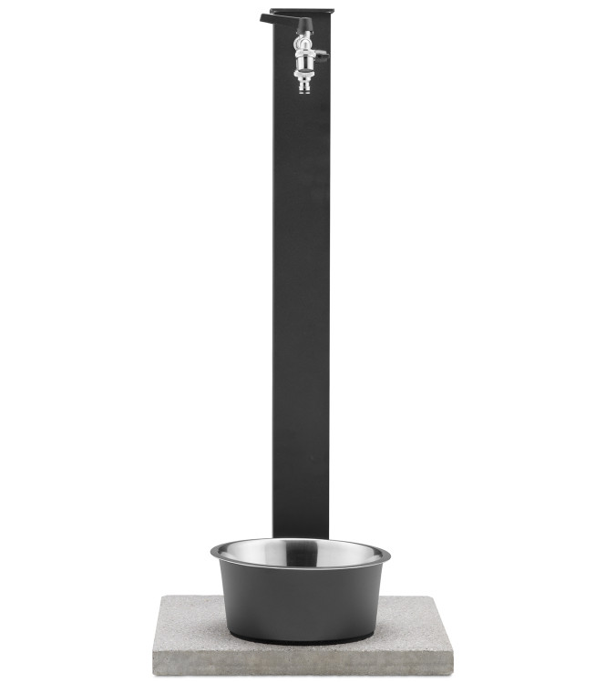 DOUBLE TAP PET WATER FOUNTAIN IN ANTHRACITE - BELFER 42/REX-R.5