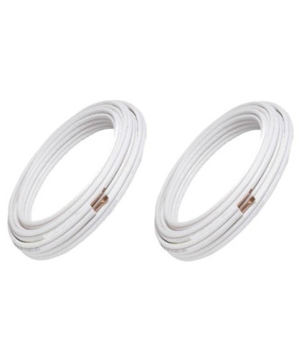 SET OF 4 MT CLIMA 1/4 AND 1/2 COPPER PIPES, 1 MM THICK - TECNOSYSTEMI