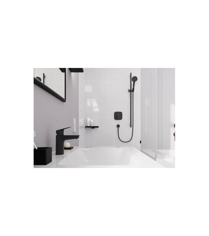 HANSGROHE LOGIS MISCELATORE MONOCOMANDO LAVABO 100 S/SALTARELLO NERO OPACO - 71101670