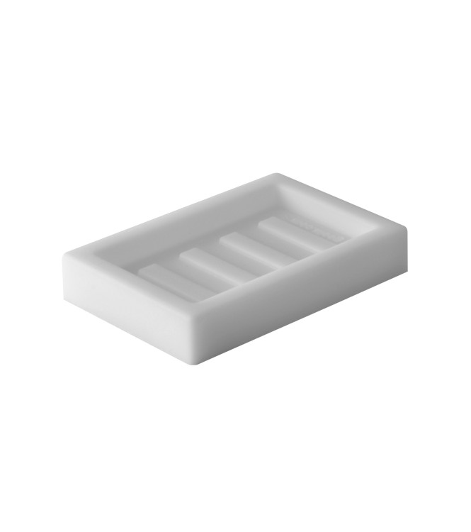 IVASI SOAP DISH IN GRAY GEL - CS GELLI GVA-S01-C01