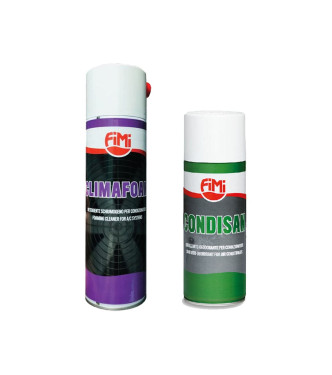 COPPIA DI IGIENIZZANTI FIMI PER CONDIZIONATORE CLIMAFOAM SPRAY 600ML + CONDISAN SPRAY 400ML