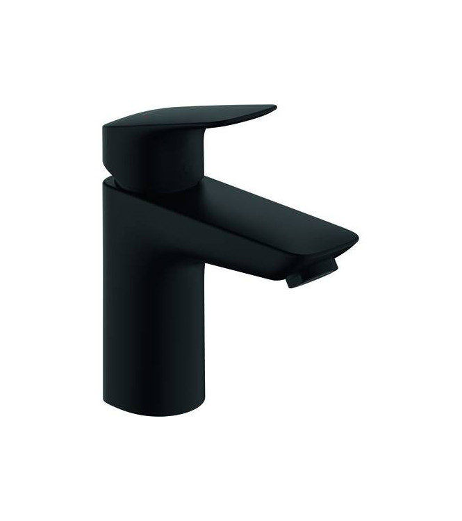 HANSGROHE LOGIS SINGLE-LEVER BASIN MIXER 100 + PUSH-OPEN MATT BLACK - 71107670