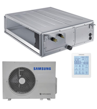 CONDIZIONATORE SAMSUNG  24000 BTU CANALIZZABILE INVERTER A++ / MEDIA PREVALENZA 5 KW AC071BNMPKG+AC071BXAPKG