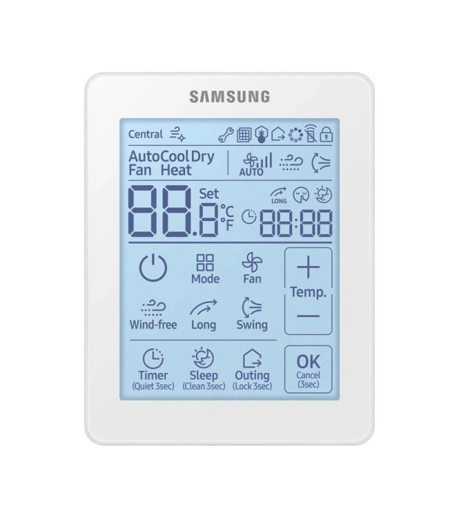 CONDIZIONATORE SAMSUNG  24000 BTU CANALIZZABILE INVERTER A++ / MEDIA PREVALENZA 5 KW AC071BNMPKG+AC071BXAPKG