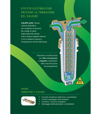 CALEFFI DISPOSITIVO ANTICALCARE ELETTROLITICO CON FILTRO E MAGNETE D. 1" - 537761