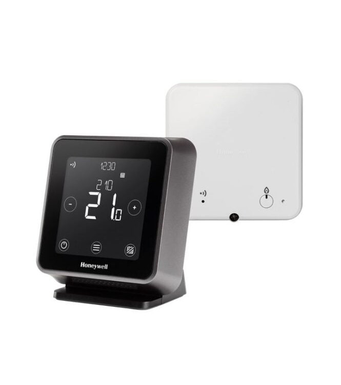 CRONOTERMOSTATO WIFI SENZA FILI LYRIC T6R HONEYWELL BY RESIDEO - DA TAVOLO NERO Y6H910RW4013