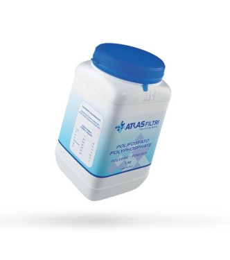 POLVERE POLIFOSFATO BARATTOLO 1KG ATLAS FILTRI POLIPHOS RE8020002 - ANTICALCARE PER DOSATORI IMPIANTI IDRICI
